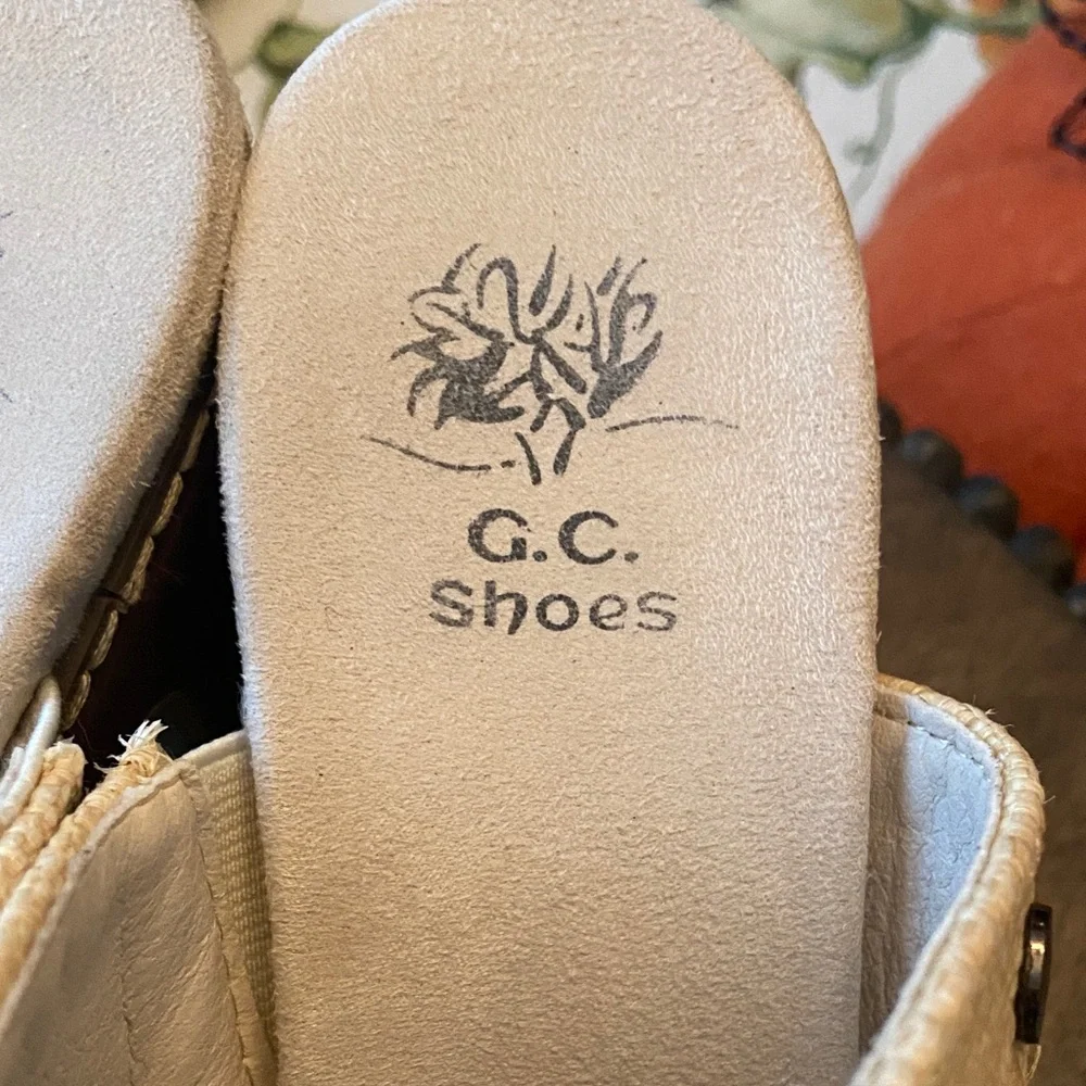 GC Scarlet Platform Mules  Size 38